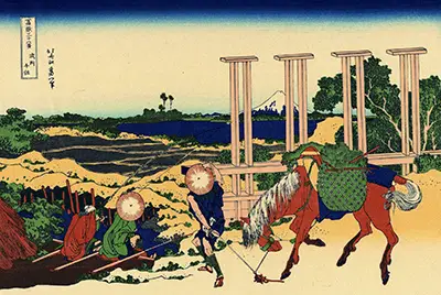 Senju Musashi Province Hokusai